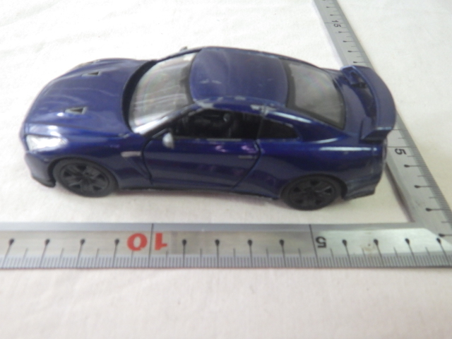 Uni FORTUNE 日産 GTR35 ミニカー モデルカー プルバック 青系 中古拍卖