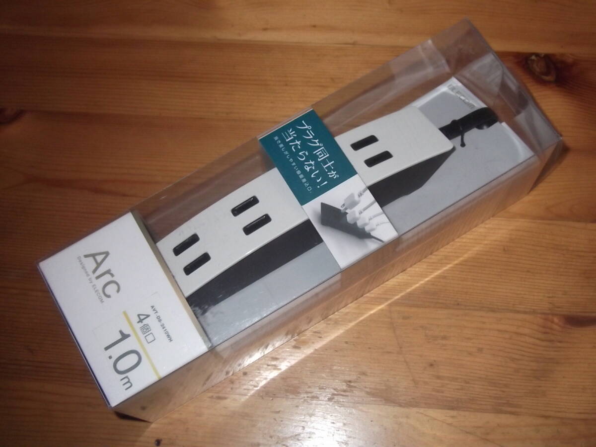 ELECOM デザインタップ“Arc” AVT-D8-2410WH 4個口テーブルタップ拍卖