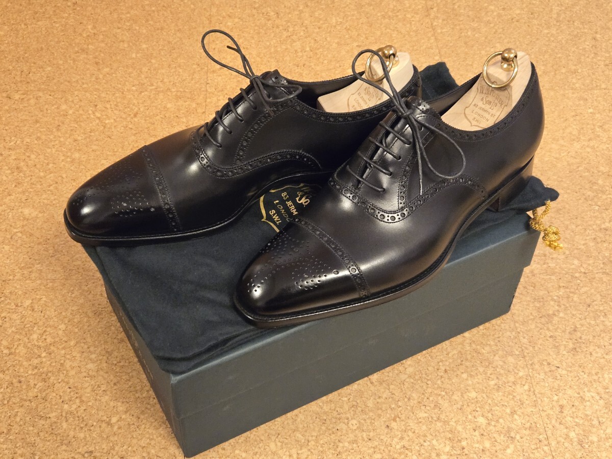 FOSTER & SON Sandringham 8H 8.5 8 1/2 フォスターアンドサン 革靴拍卖