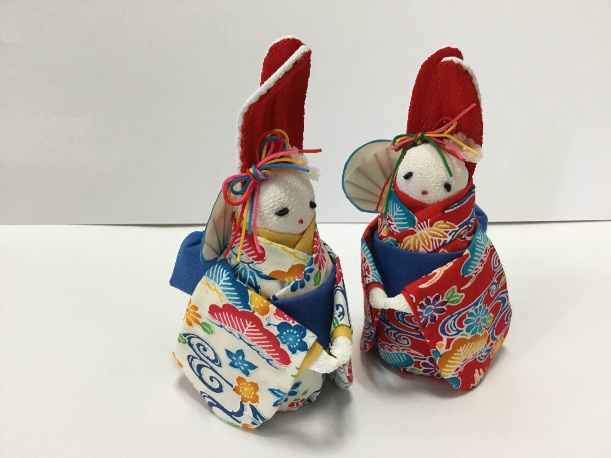 縮緬兎人形 (清涼)拍卖