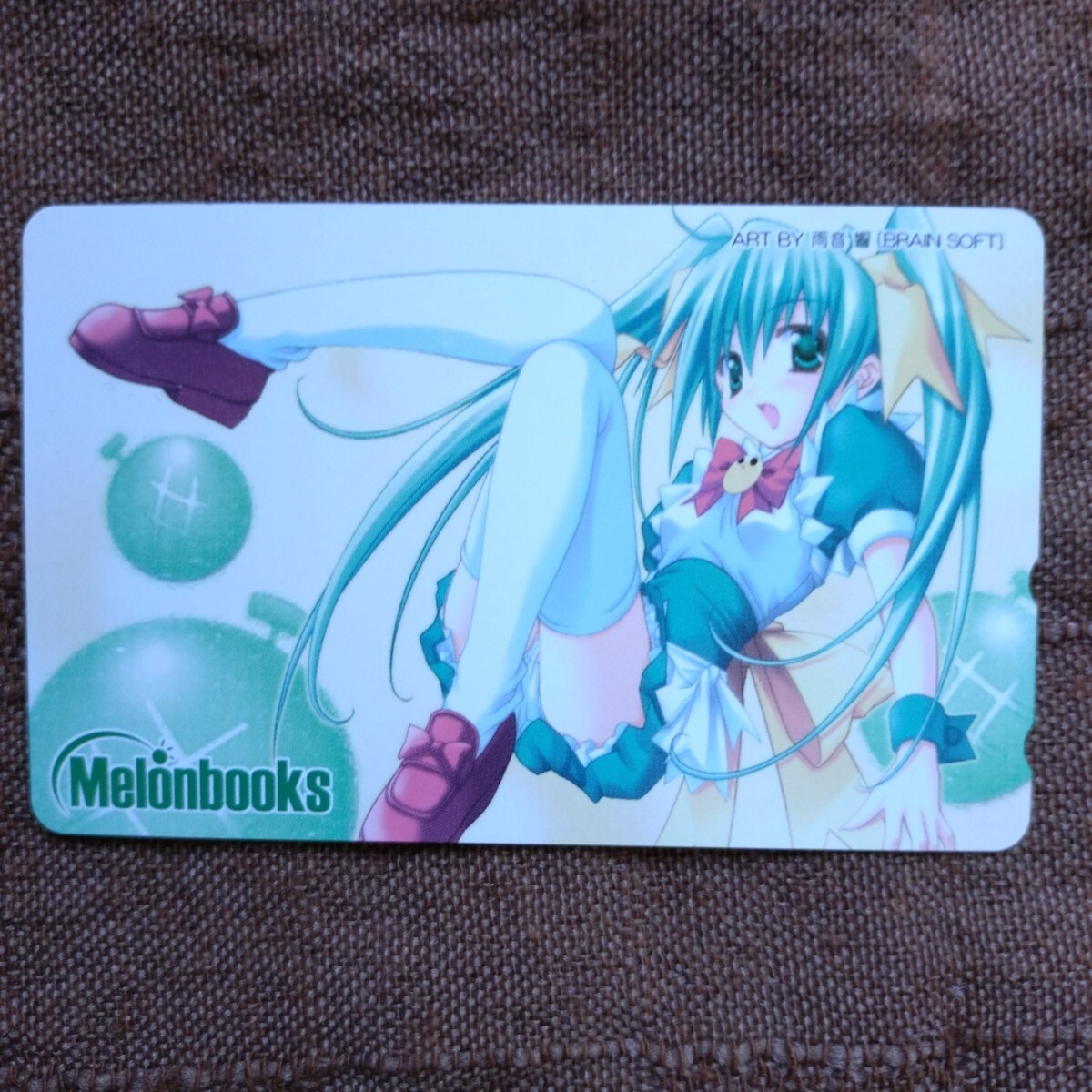 メロンブックス テレホンカード テレカ 雨音響 未使用 50度 送料無料 匿名配送 Melonbooks拍卖