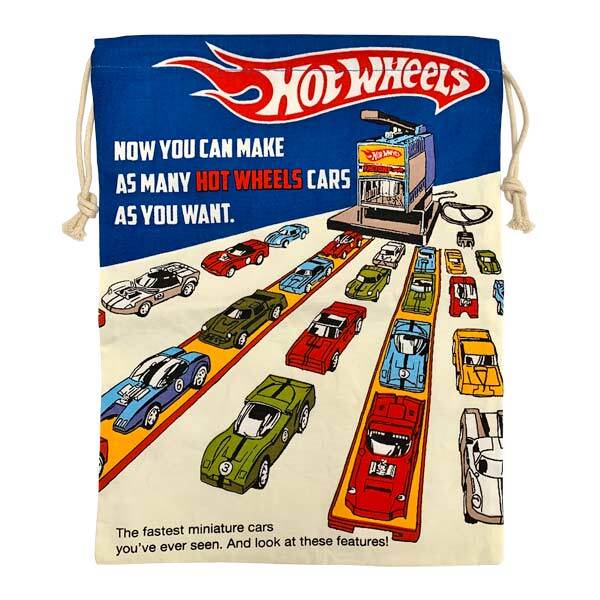 ホットウィール巾着袋 / 道具袋 Hot Wheels アメリカン雑貨拍卖