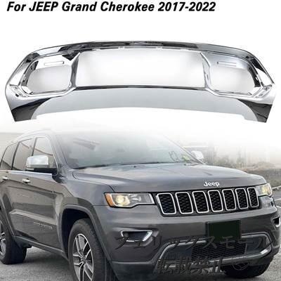 フロントバンパーグリル ジャンプグランドチェロキー ブラック グリルメッシュ ネットフレーム カーアクセサリー 2017 2018 2019-2022拍卖