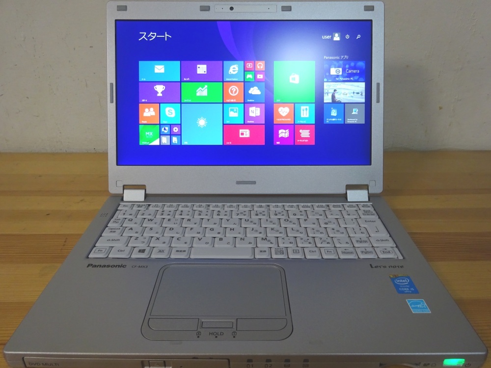 Panasonic ノートパソコン Let's note CF-MX3/Core i5-4310M 2.0GHz/4GB/SSD256GB/中古特価良品拍卖
