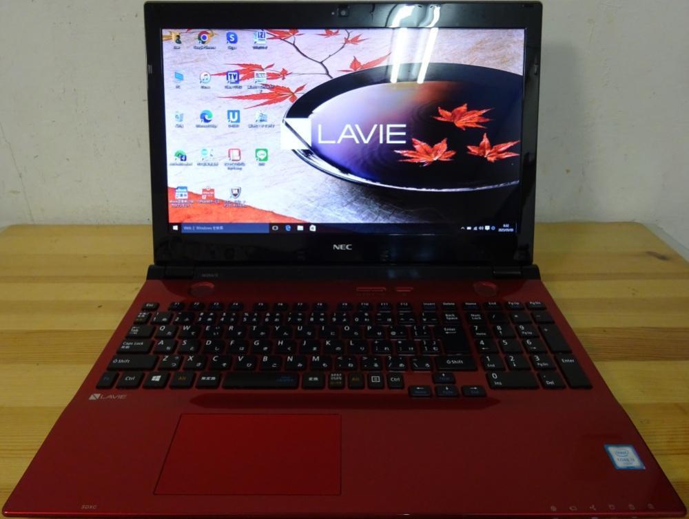 NEC ノートパソコン LAVIE Note Standard PC-NS350CAR/Core i3-6100U 2.3GHz/8GB/1000GB/BD/中古特価良品拍卖