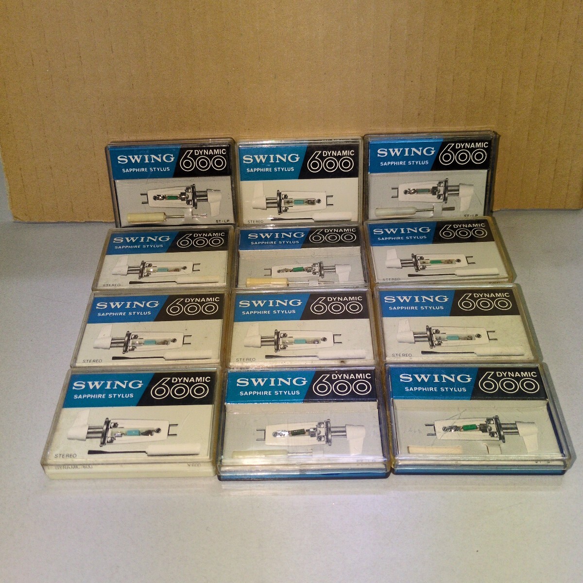 スウィング レコードプレーヤー用 交換針 SWING DYNAMIC 600 SAPPHIRE STYLUS 12個セット拍卖