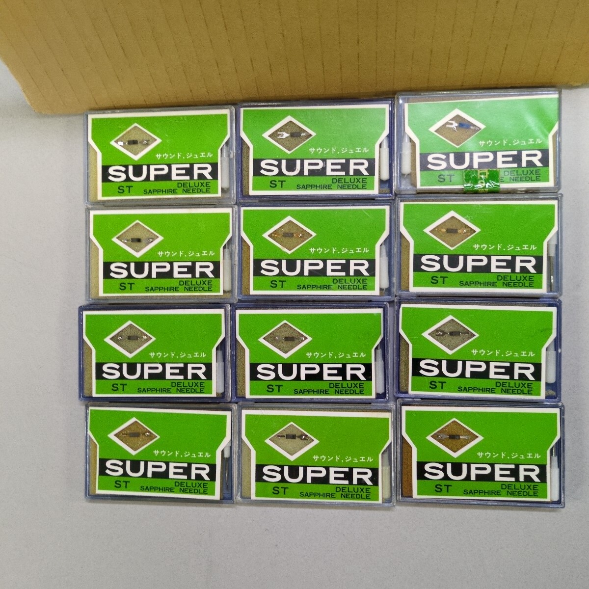 サウンド・ジュエル SUPER ST DELUXE SAPPHIRE NEEDLE 12個セット拍卖