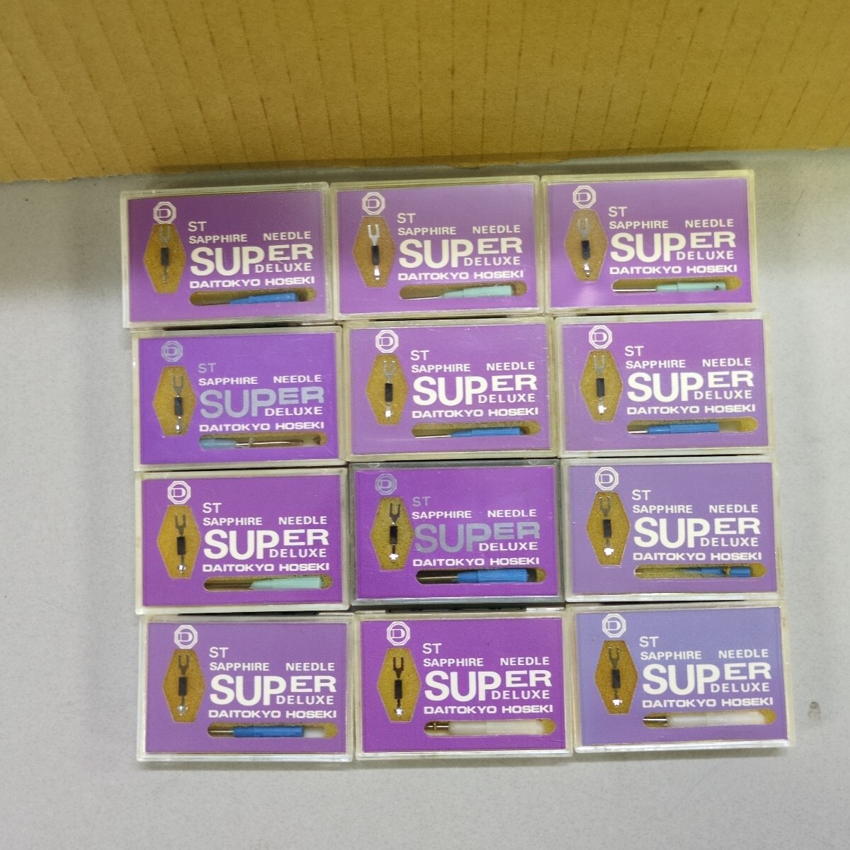 ST SAPPHIRE NEEDLE SUPER DELUXE DAITOKYO HOSEKI 大東京宝石株式会社 12個セット拍卖