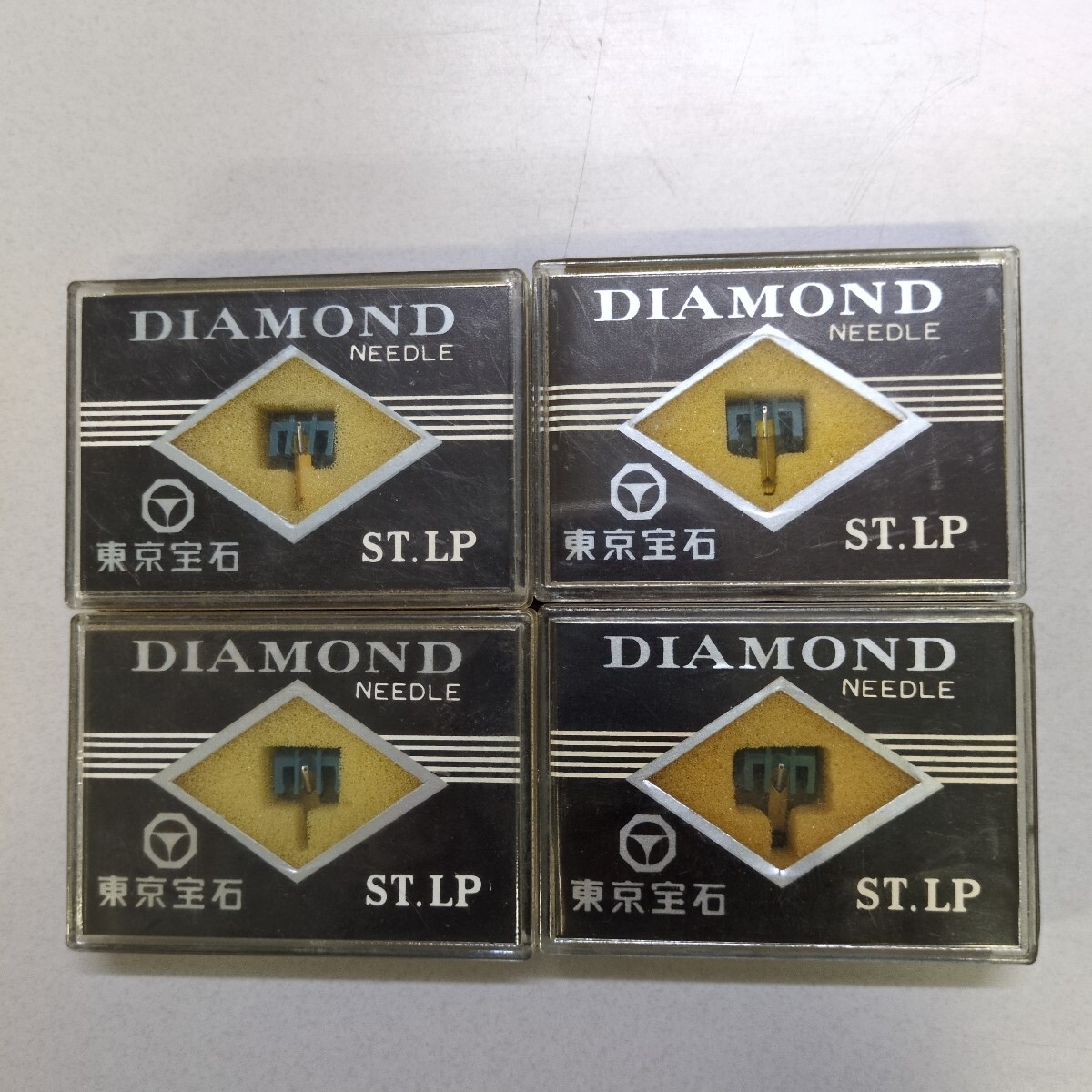 レコードプレーヤー用 交換針 ダイヤモンドニードル 東京宝石株式会社製 サンヨー STー25D 4個セット拍卖