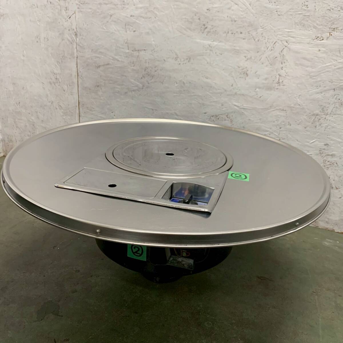 【韓国】 ドラム缶テーブル カセットコンロ セット ② 焼肉 コンロ付ドラム缶テーブル カセットボンベ アウトドア 店舗 BBQ N0885拍卖