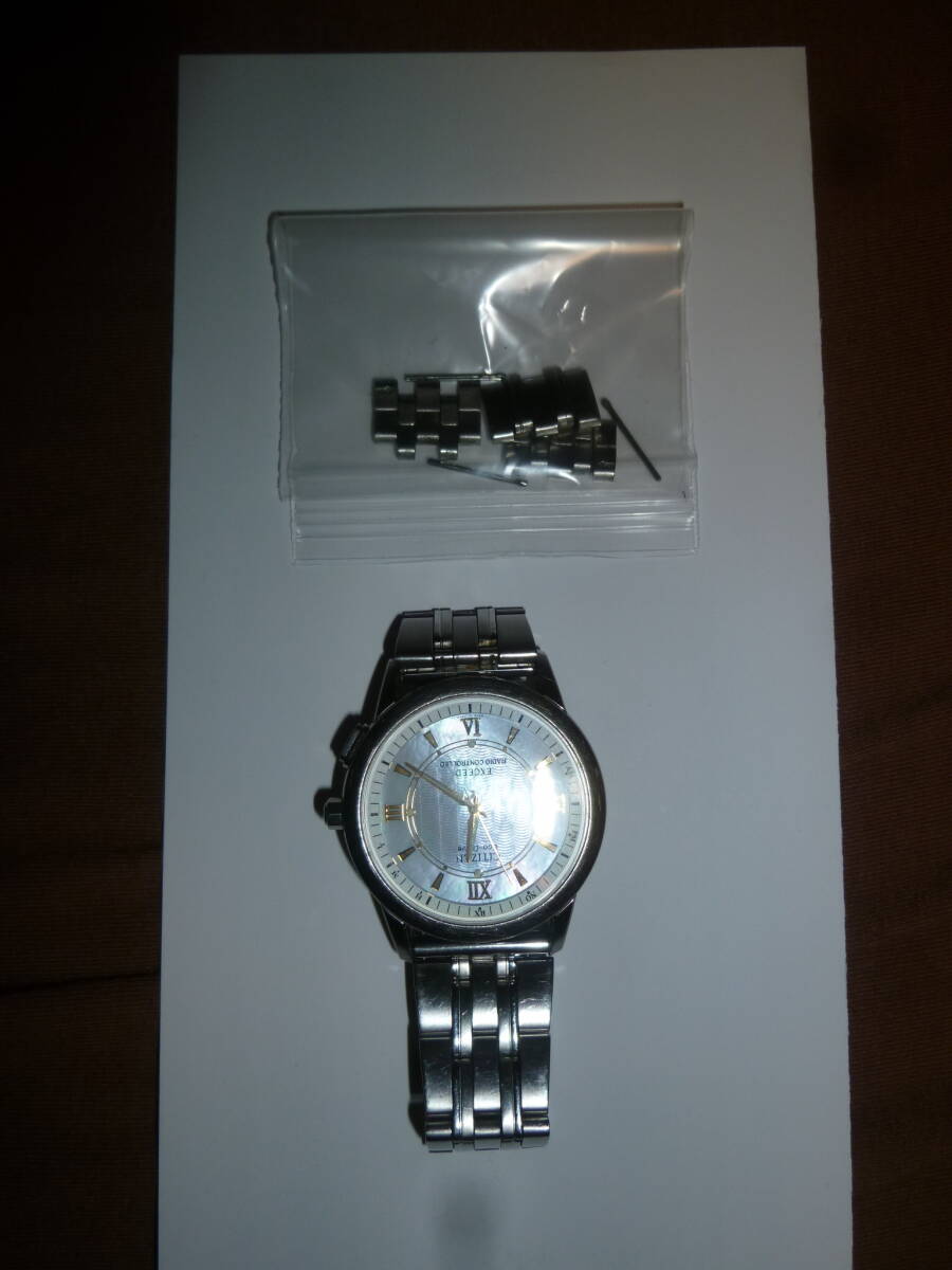 美品 CITIZEN エクシード エコドライブ 電波ソーラー EXCEED EBH74-2331 白蝶貝 動作良好 H435-T008526拍卖
