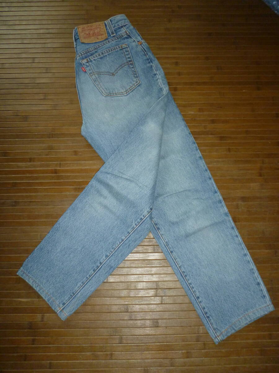 1004-90♀:リーバイス 17501 ジーンズ USA フライ釦NO.544(マッカレン工場)テキサス州 1972年 ヴィンテージ拍卖