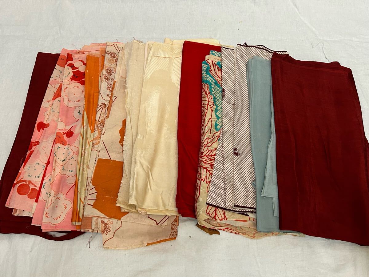 ハギレ まとめ売り リメイク リメイク素材 10枚 浴衣 着物 拍卖