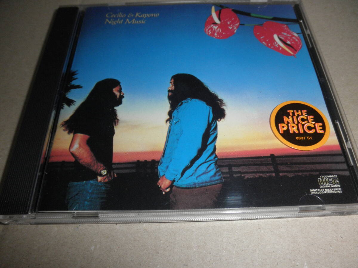 輸入盤 セシリオ&カポノ★NIGHT MUSIC♪ナイト・ミュージック ハワイアン・ロック拍卖