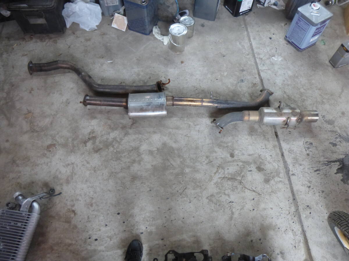 JZS161アリストで使用 1JZターボ用 ワンオフマフラー 管:P-187 拍卖