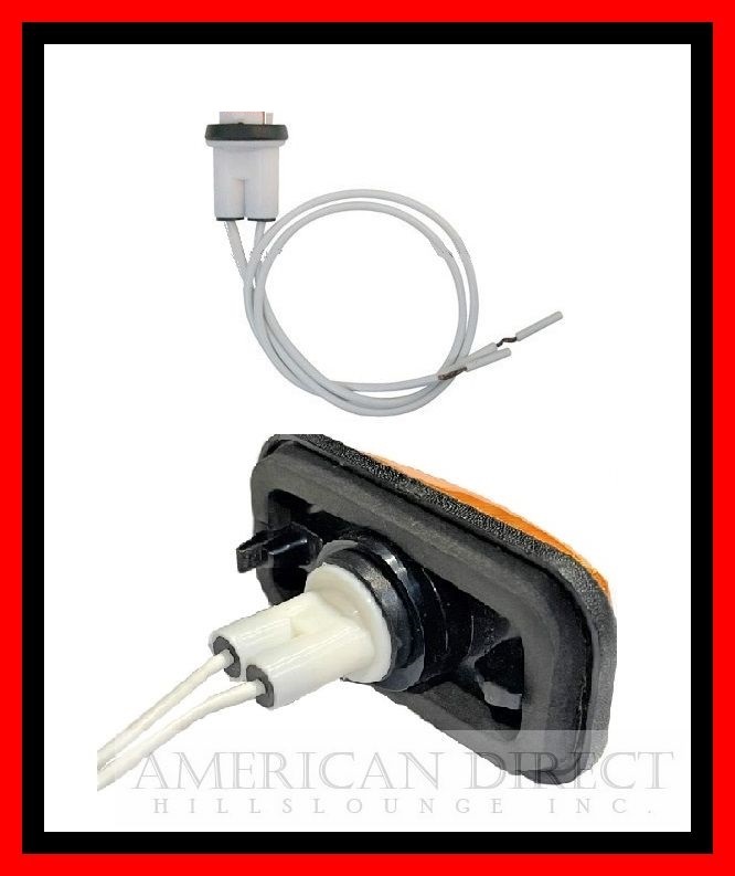 【1個/リペア/修理用】ハマーH2 ルーフマーカー (小) リペア 修理用 ソケット LED フロント リア H2 純正マーカー対応 配線 ライト ランプ拍卖