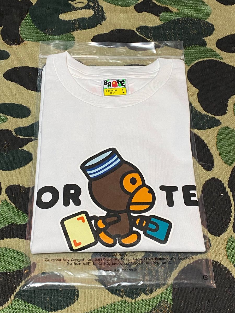 BAPE X PORTER STAND BABY MILO TEE L Tシャツ拍卖