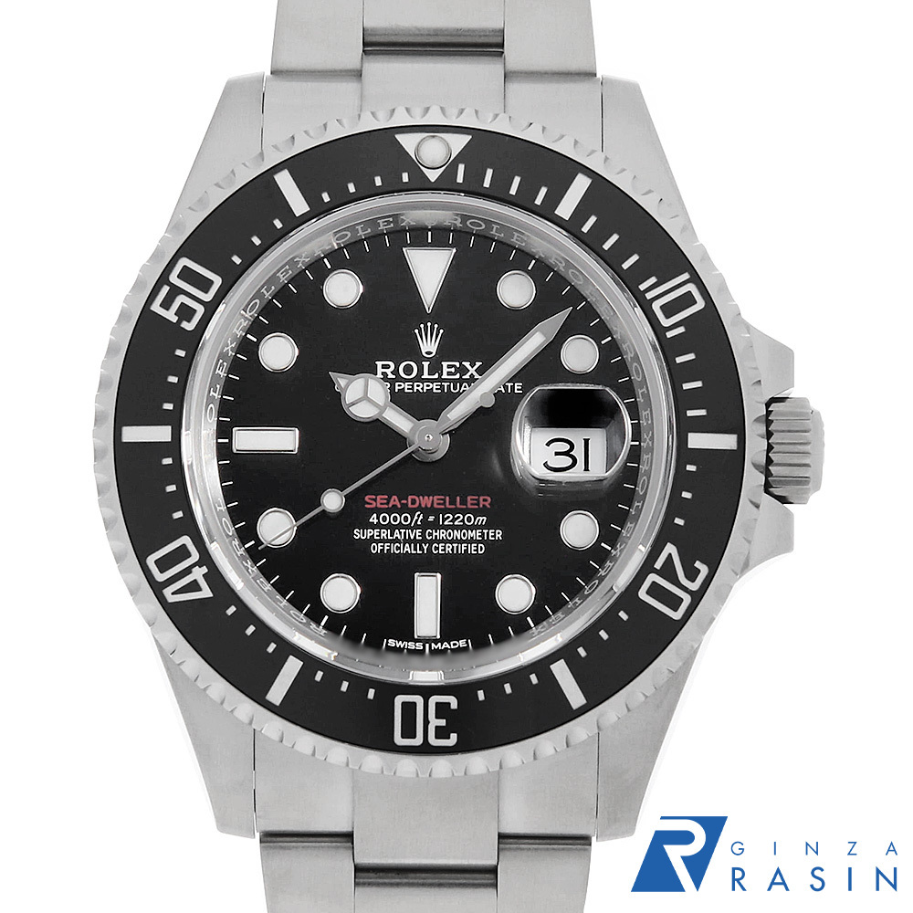 ロレックス シードゥエラー クラウン無し 126600 ブラック ランダム番 中古 メンズ 腕時計 拍卖