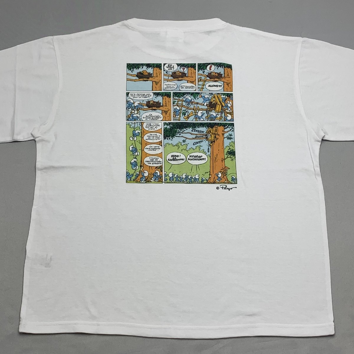 【送料無料】【新品】SMURFS(スマーフ)レディース半袖Tシャツ(ゆったりタイプ) L アイボリー★41101拍卖