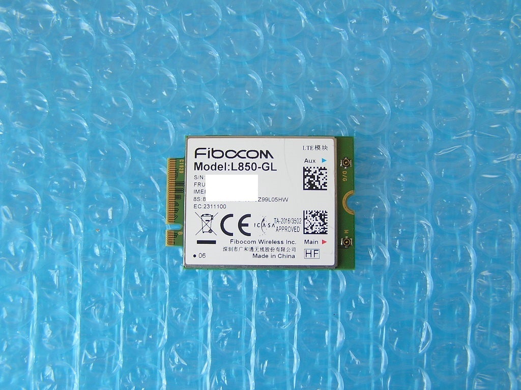 ■Fibocom L850-GL ワイヤレスWAN カード LTE Lenovo拍卖