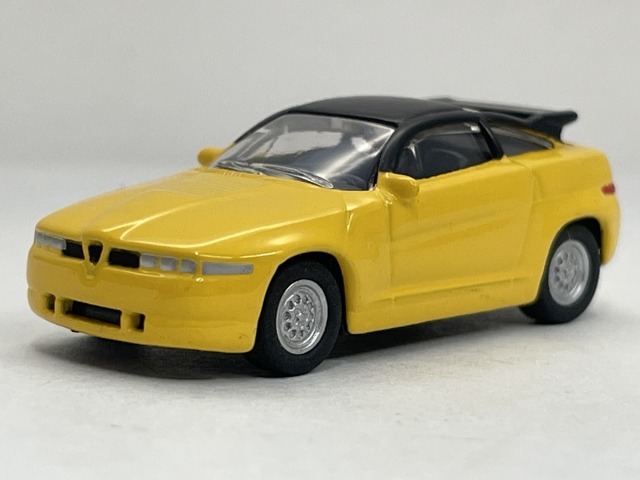 ■★サークルKサンクス アルファロメオ ミニチュアカーコレクション S.Z.(イエロー/KYOSHO/1:100スケール)拍卖
