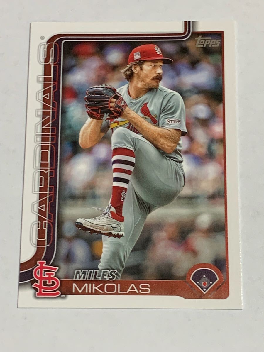 巨人 来日外国人 マイルズ マイコラス MILES MIKOLAS MLBカード 2025 TOPPS SERIES 1 読売ジャイアンツ CARDINALS 即決拍卖