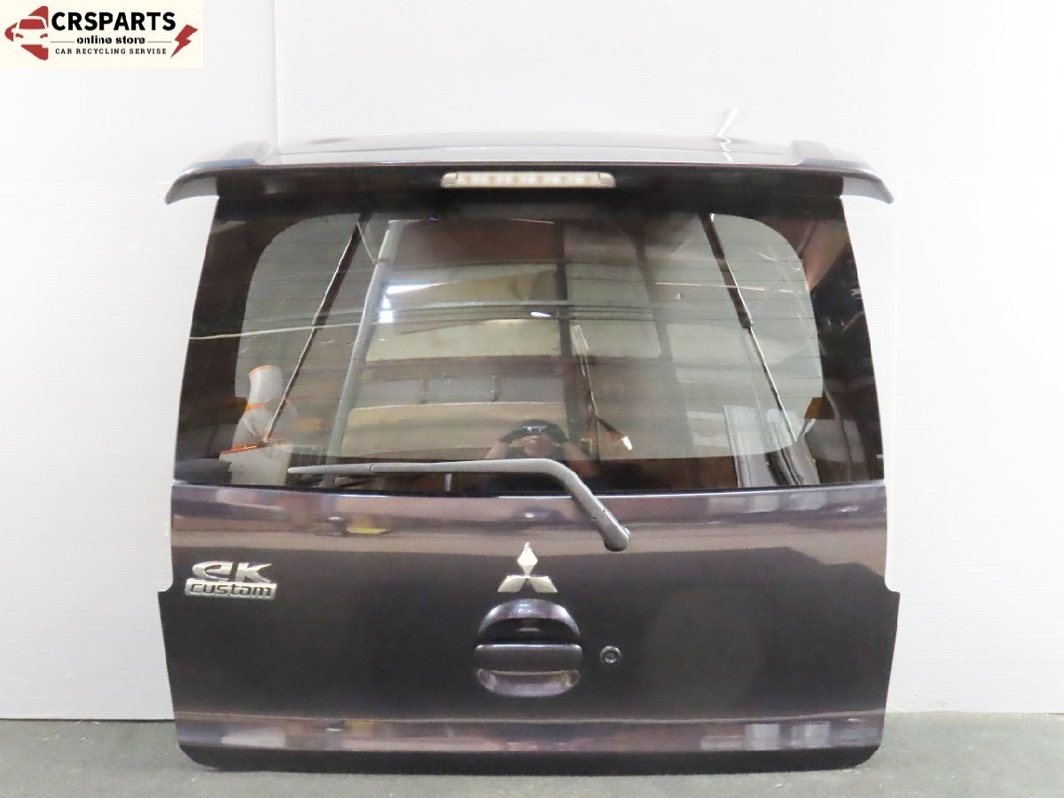 【即決! 即日発送可】ekカスタム DBA-B11W 純正 ★美品 バックドア リアゲート スポイラー付 V09 中古 12999拍卖