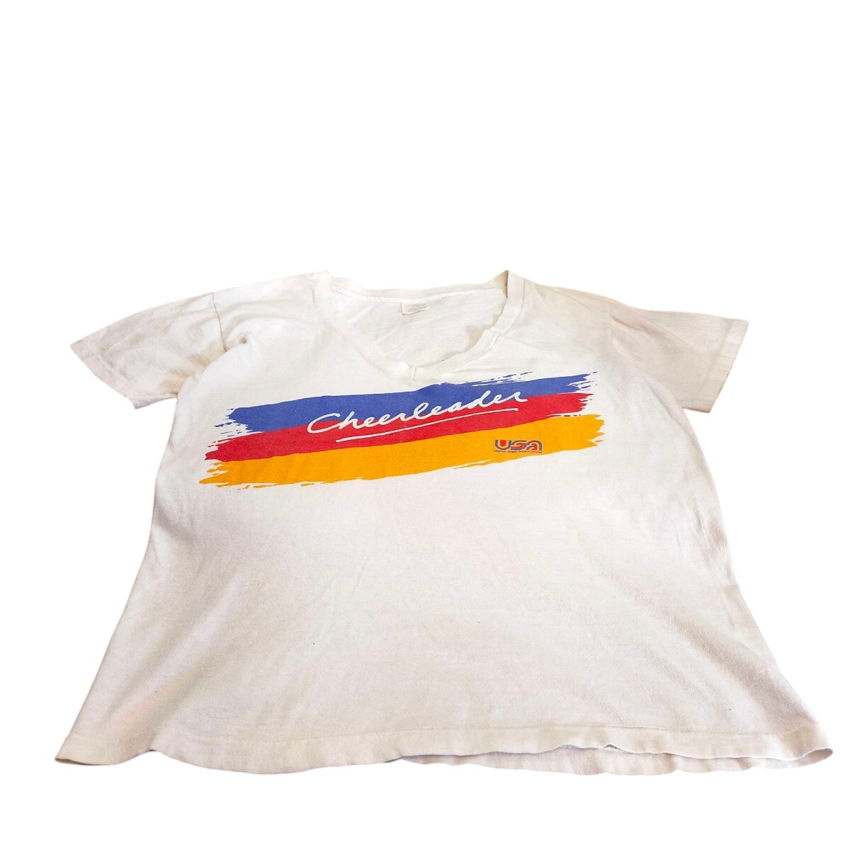 古着 stedman 半袖Tシャツ Vネック シングルステッチ 70s アメリカ製拍卖