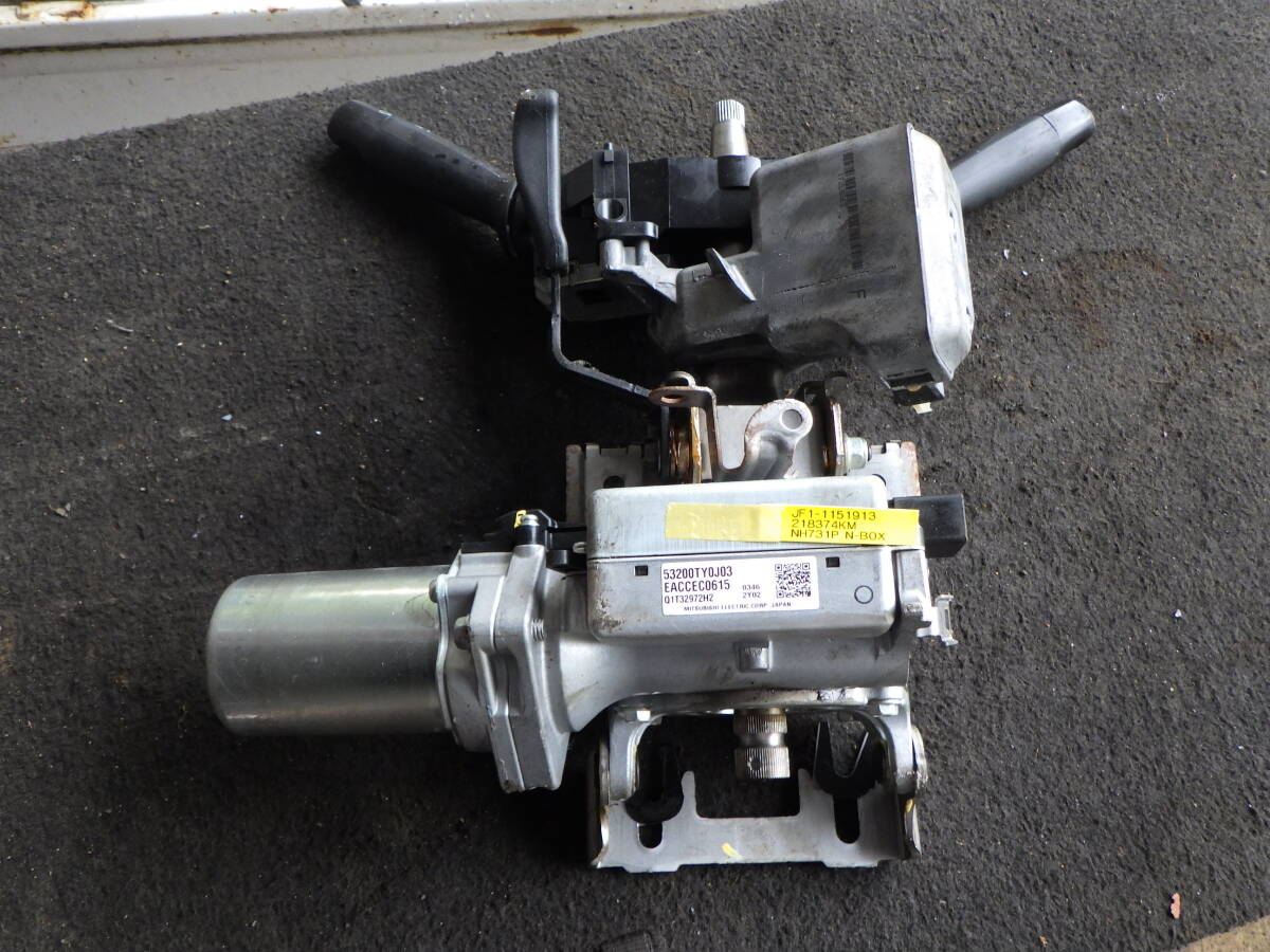 杉A3 即決! JF1 N-BOX パワステ モーター ステアリングシャフト コラムスイッチ コラムレバー ディマースイッチ拍卖