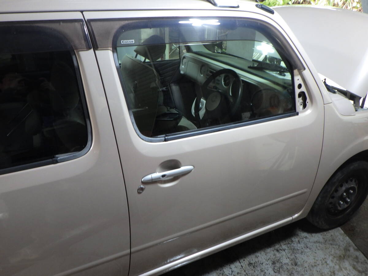 関00021 即決! L675S ミラココア T24 ベージュ 右フロントドア 運転席ドア 現車 部品取り車拍卖