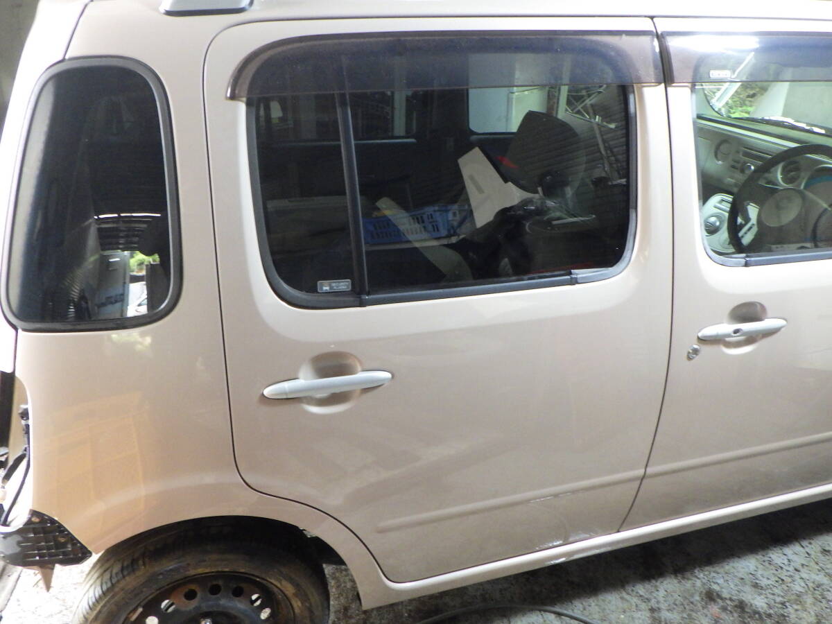 関00021 即決! L675S ミラココア T24 ベージュ 右リアドア 現車 部品取り車拍卖