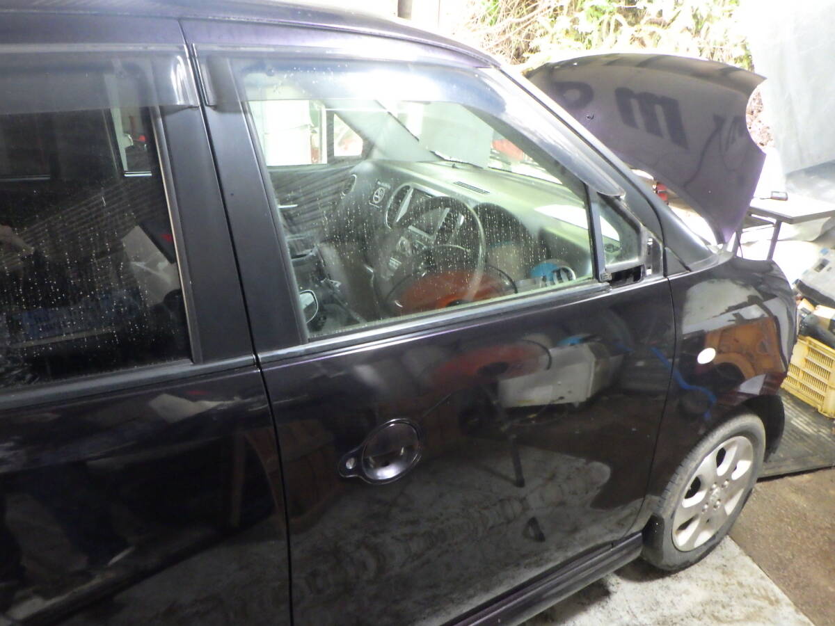 関00023 即決! MF22S MRワゴン ZED 紫 右フロントドア 運転席ドア 現車 部品取り車拍卖