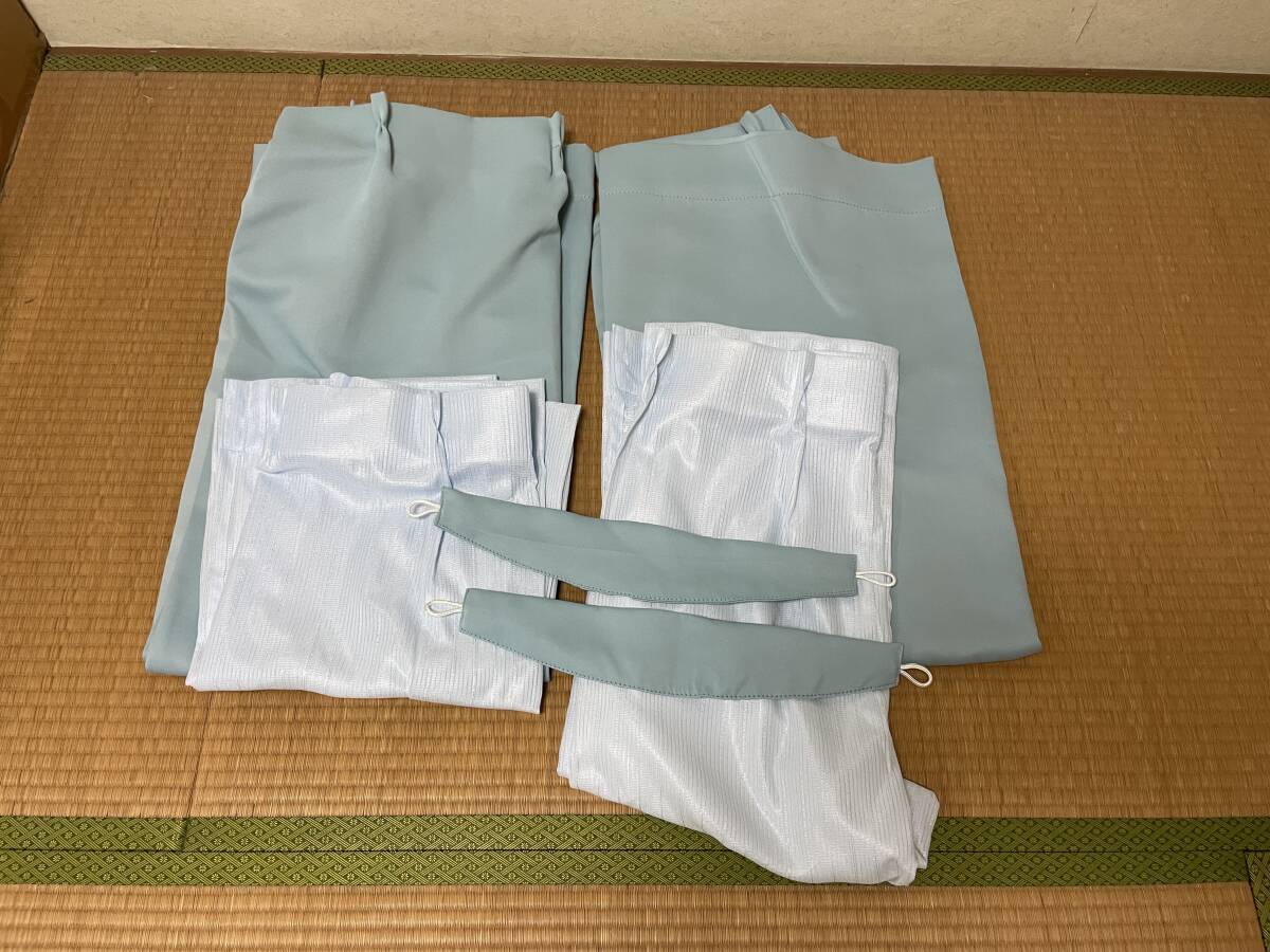 遮光 カーテン レース セット 小窓 100cm幅 135cm丈 2枚組 スカイブルー拍卖