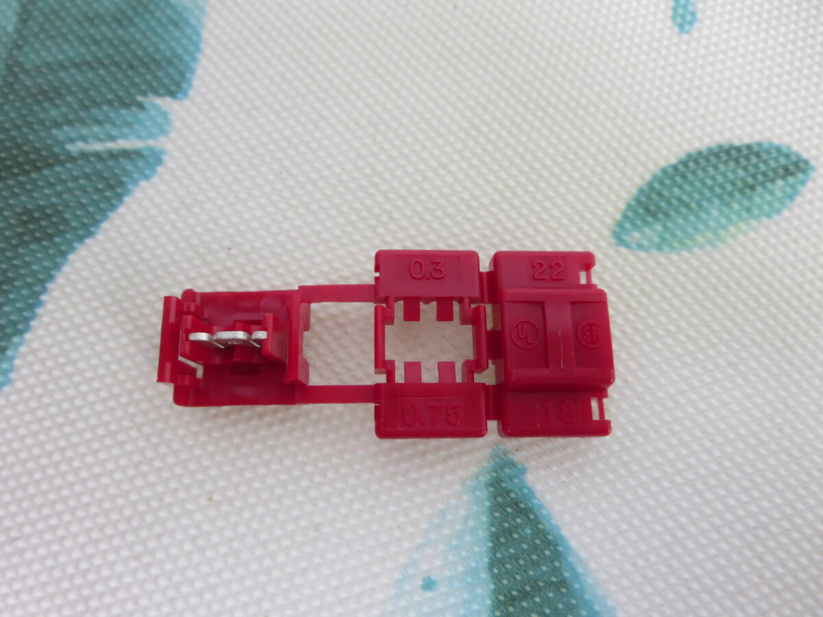 エレクトロタップ JST CL-2218T 赤 中継接続用コネクタ CLシリーズ 電装用 0 3~0.75sq 10個セット拍卖