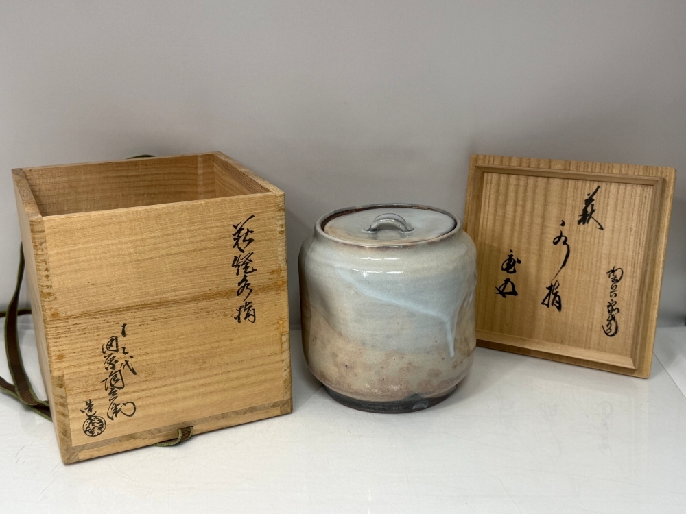 茶道具 美濃焼 加藤正治 水指 共箱付き 未使用拍卖