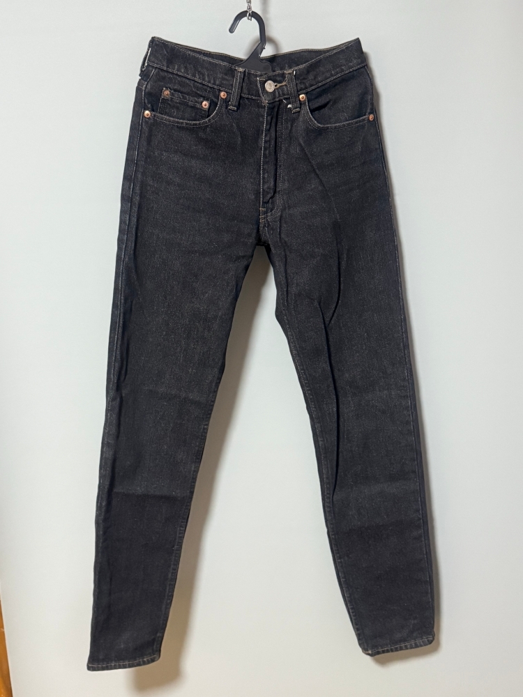 Levis 626-53 リーバイス ジーンズ W28 日本製 ブラック USED品拍卖
