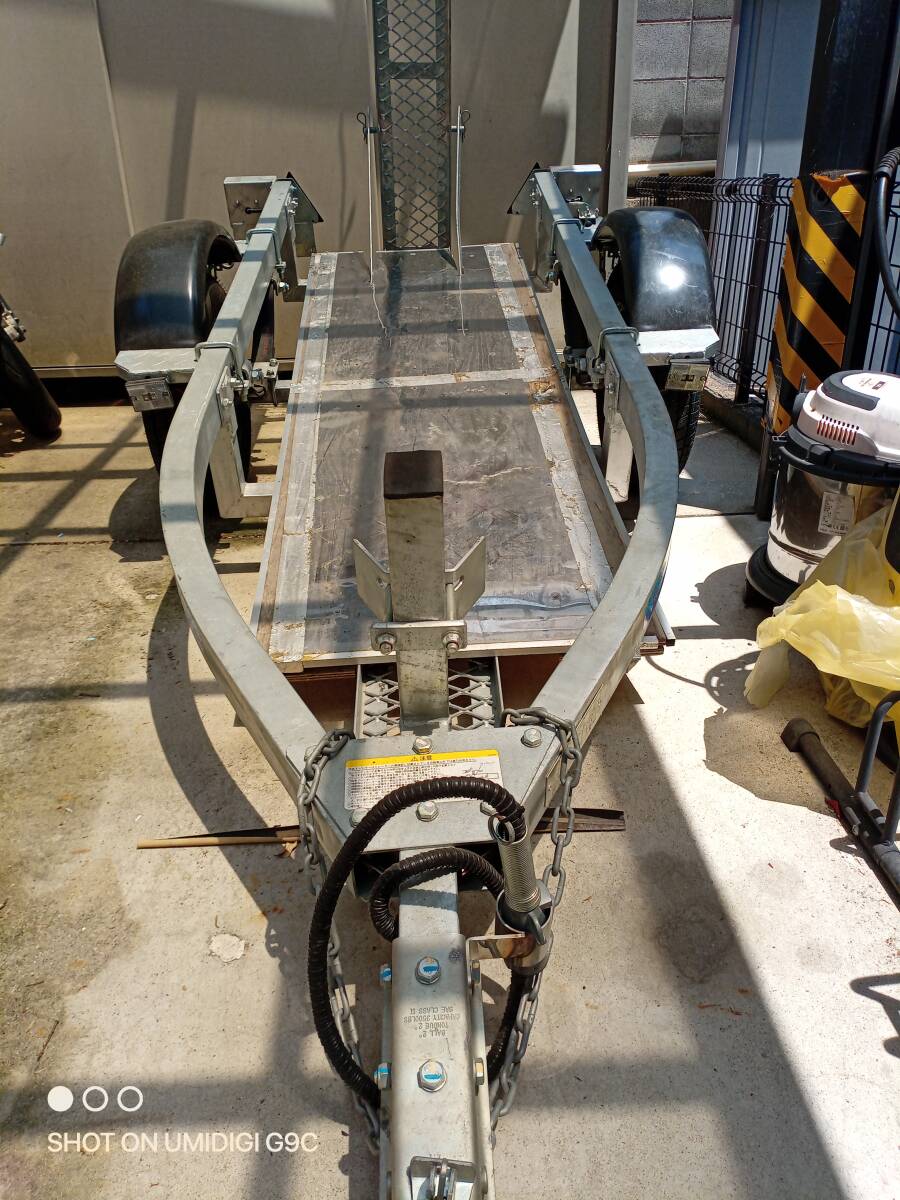 バイクトレーラー 積載車 車体 ほぼ新品 引っ越し 車 牽引 拍卖