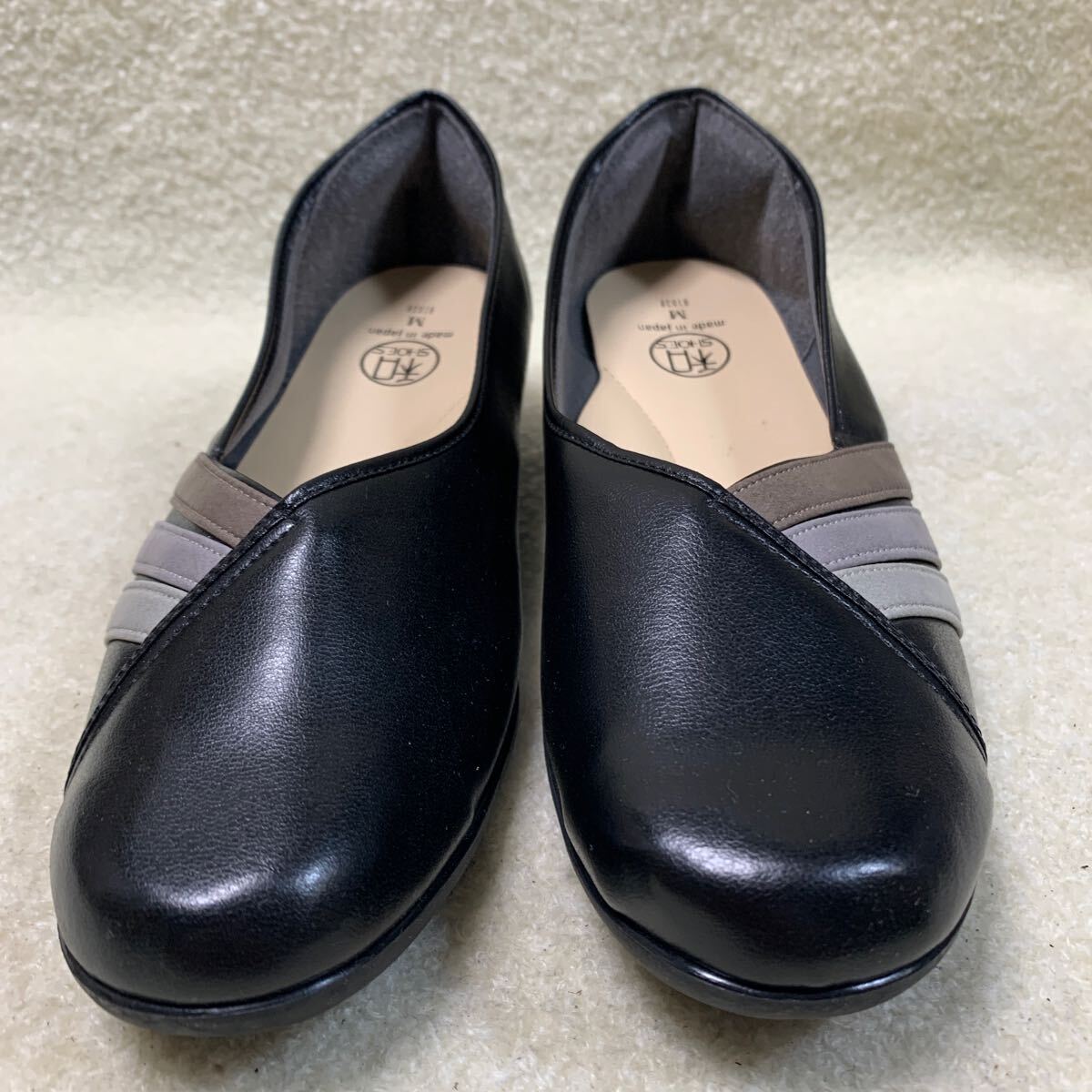 ナゴミ 和 レディースパンプス ブラック 23㎝ヒール約3.5㎝ 美品拍卖