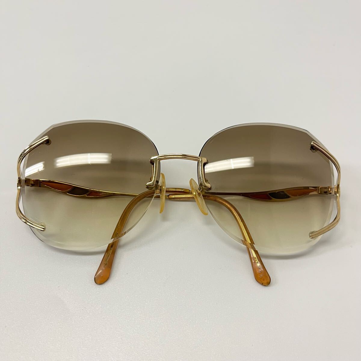 VINTAGE YVES SAINT LAULENT Paris メガネ 30-5612 YSL GP メタルフレーム リムレス イヴ・サンローラン 【レターパックプラス郵送可】#52拍卖