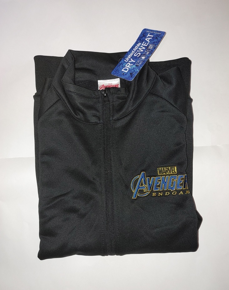 アベンジャーズ エンドゲーム ジャージ Lサイズ ブラック マーベル Avengers MCU TOHO ディズニー MARVEL拍卖