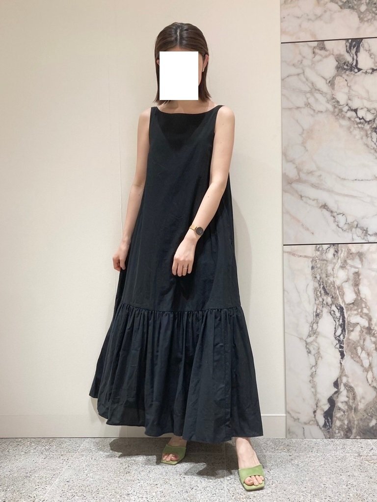 ユーバイスピックアンドスパン spick&span 松田未来 コラボ ワンピース【L's(38)/ブラック/Sランク】c5B0拍卖