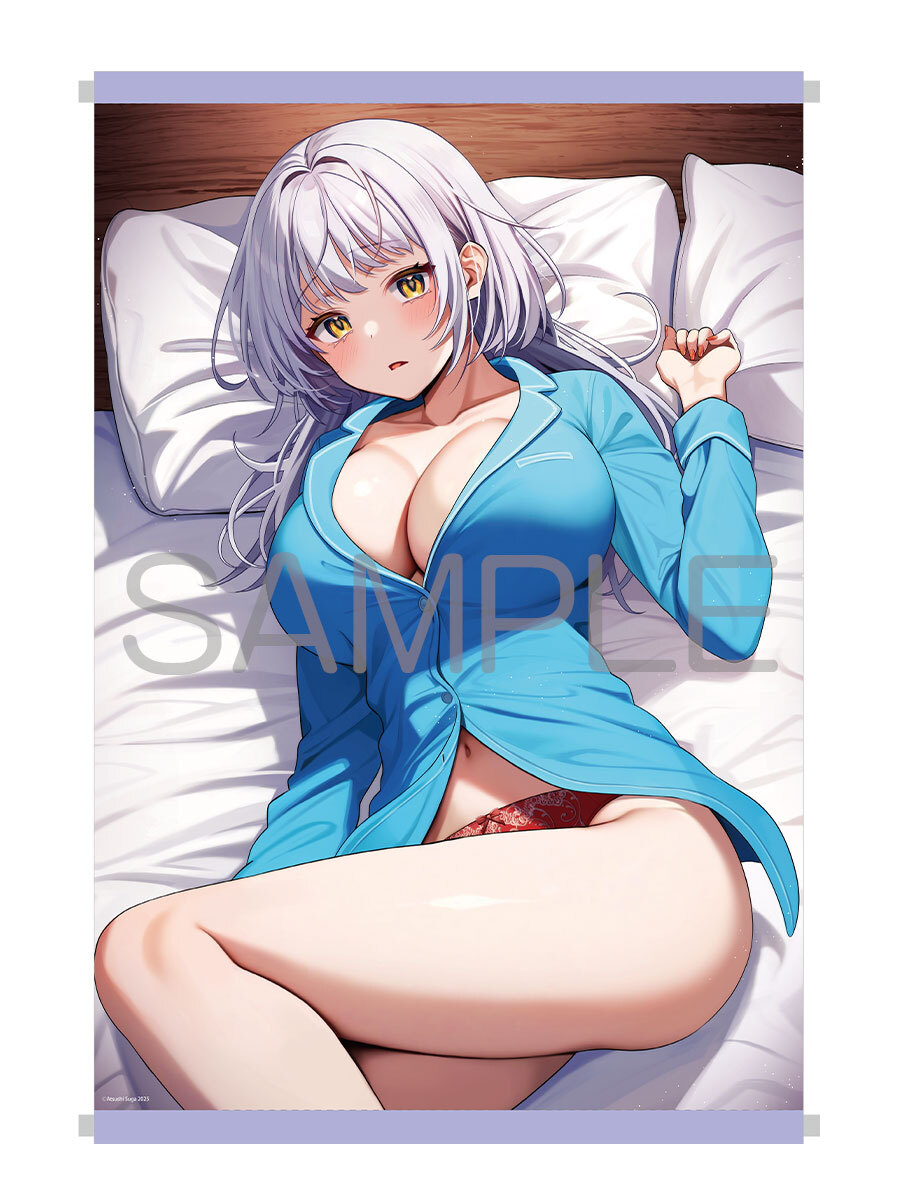 クセ強彼女は床にいざなう 2巻 メロンブックス 限定特典 B2タペストリー 新品未開封品 須河篤志拍卖