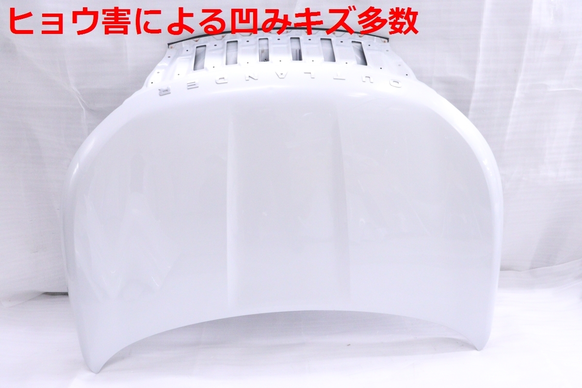 55-385★雹害 純正OP★GN0W アウトランダーPHEV ボンネット フード エンブレム付★65100W140P パール 補修用 純正★三菱 (UK)拍卖