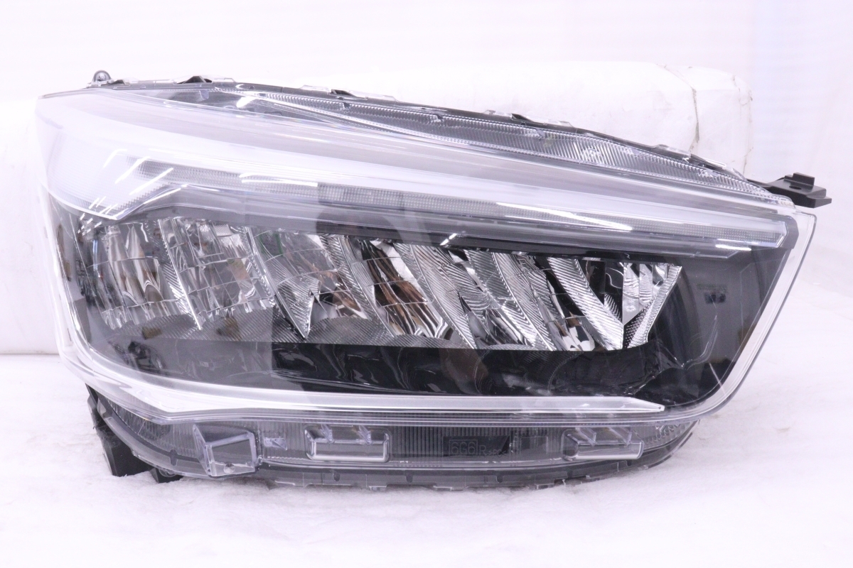 54-1224★美品 後期 LED A201A ライズ★右ヘッドライト ICHIKOH 1991 打刻:AD1 ASSY ブラック 純正★トヨタ (YM)拍卖