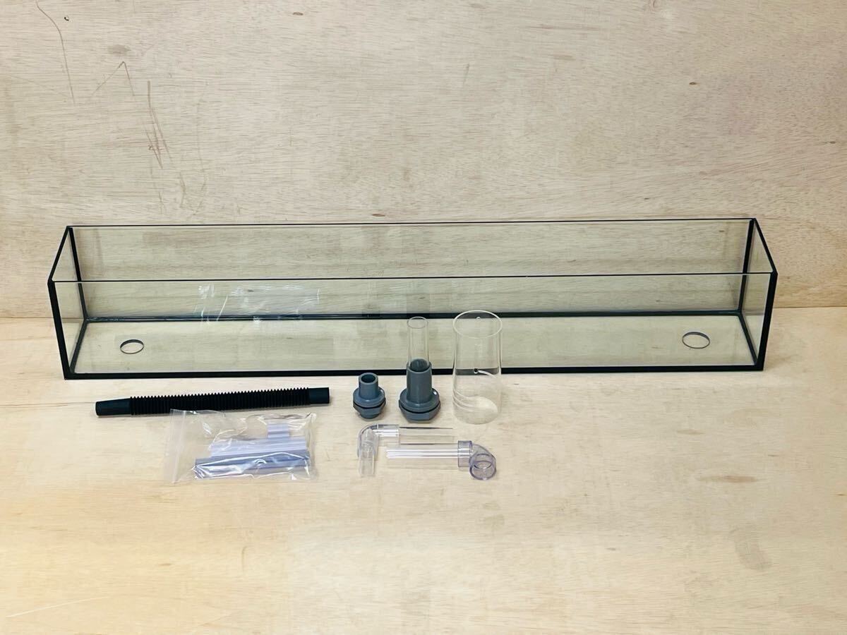 限定出品 特別クリアパーツ仕様 900×135x150 リフジウム水槽 ブラックシリコン サブ水槽に 未使用品 拍卖