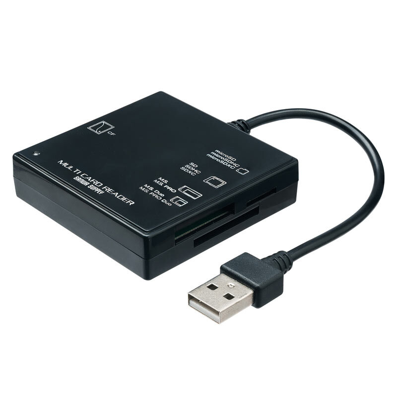 (まとめ買い)サンワサプライ USB2.0 カードリーダー ブラック ADR-ML23BKN 〔×3〕拍卖