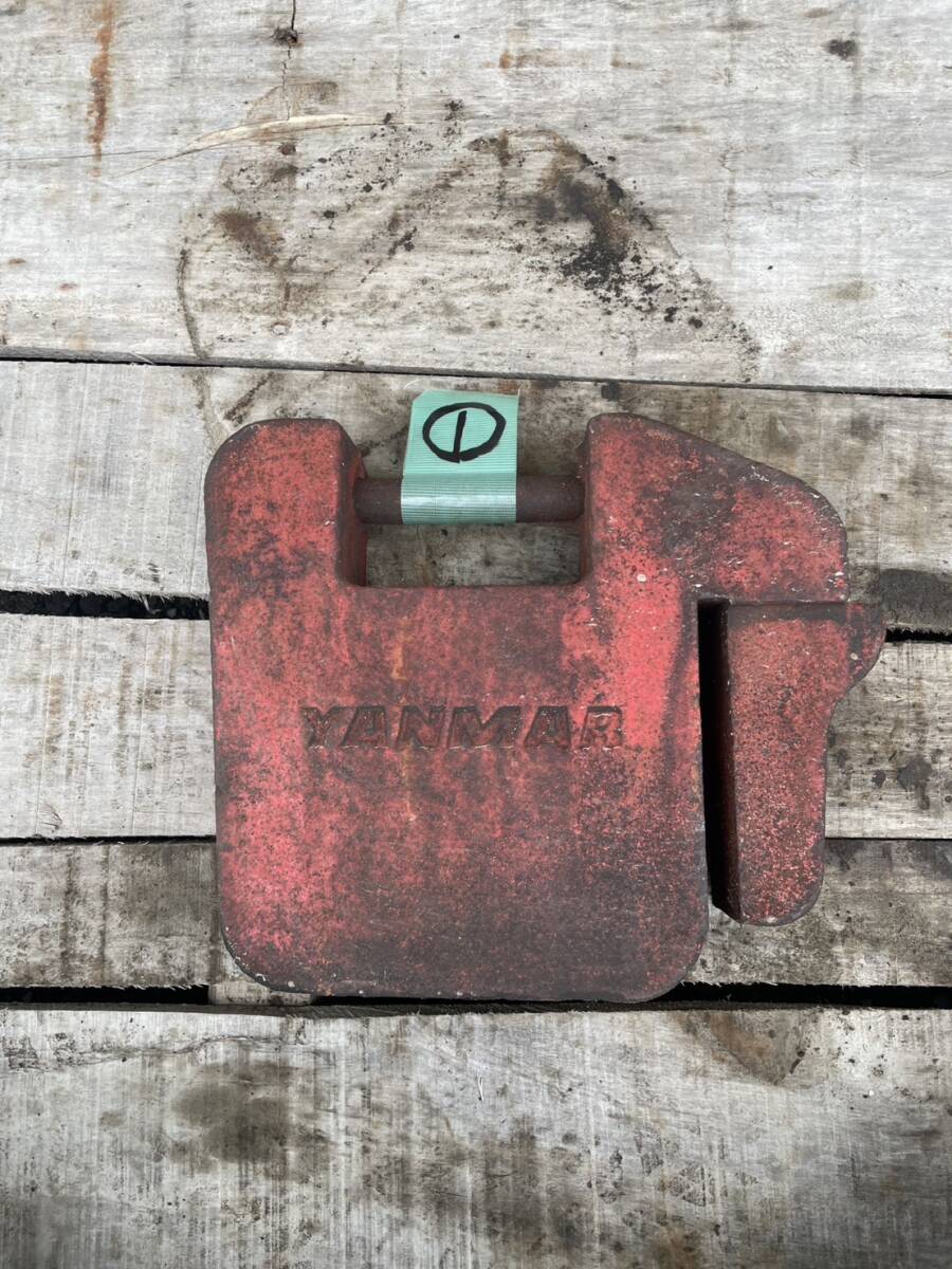 トラクターウエイト ヤンマー① 約20kg 倉庫保管拍卖