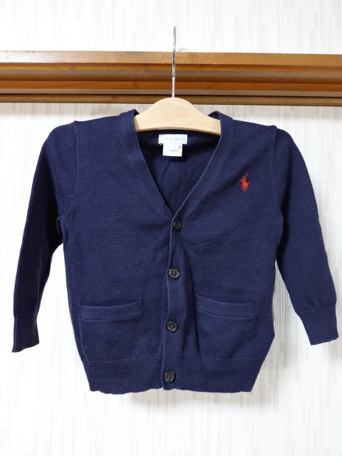 ●ラルフローレン RALPH LAUREN カーディガン 90 ●0503●拍卖
