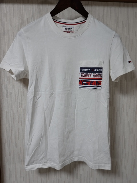 ●TOMMY JEANS トミーヒルフィガー 半袖Tシャツ S●0507●拍卖
