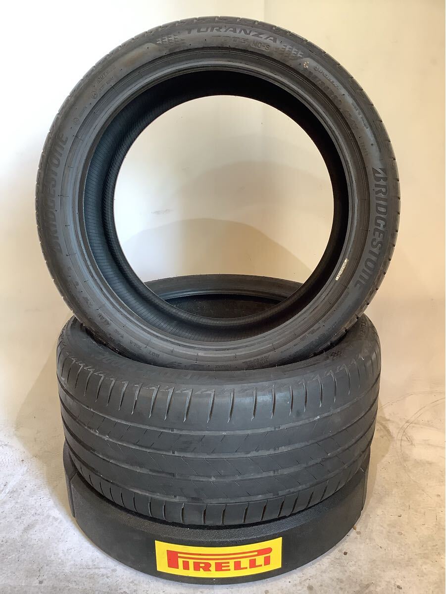 ★即決早い者勝★②BRIDGESTONE TURANZA T005 ブリヂストン 285/35R20 104Y メルセデス承認MO-Sマーク有 中古品2本 拍卖